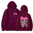 画像13: cross-border Barbie come on English letter printed hooded hoody sweater　ユニセックス男女兼用 バービー＆レターロゴフーディセーターパーカー  (13)