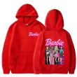 画像14: cross-border Barbie come on English letter printed hooded hoody sweater　ユニセックス男女兼用 バービー＆レターロゴフーディセーターパーカー  (14)
