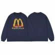 画像3: M logo long sleeve T-shirt Sweatshirt 　ユニセックス男女兼用Mロゴプリント長袖Tシャツ　スエット (3)