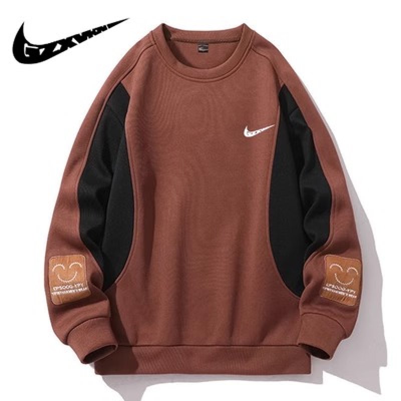 画像2: Not Swoosh logo x Smile emblem  long sleeve Sweatshirt  6 colors ユニセックス 男女兼用 長袖 スウェット 6色 (2)