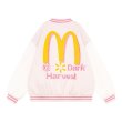 画像2: Nerensup big M logo baseball jacket stadium jacket baseball uniform jacket blouson  ユニセックス 男女兼用ビッグMロゴスタジアムジャンパー スタジャン MA-1 ボンバー ジャケット ブルゾン (2)