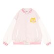 画像4: Nerensup big M logo baseball jacket stadium jacket baseball uniform jacket blouson  ユニセックス 男女兼用ビッグMロゴスタジアムジャンパー スタジャン MA-1 ボンバー ジャケット ブルゾン (4)