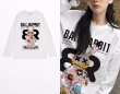 画像3: tyrant rabbit long sleeve T-shirt  ユニセックス 男女兼用 暴君ラビット 長袖 ロングスリーブ Tシャツ  (3)