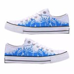 画像3: Unisex Graffiti Anime Cartoon  canvas & leather Lace Up High cut & low cut Sneakers  Shoes  ユニセックス 男女兼用グラフィックペイントベア熊キャンバスハイカット＆ローカットレースアップスニーカー (3)
