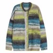 画像3: unisex mohair border cardigan sweater  round neck long-sleeved cardigan　ユニセックス男女兼用モヘア セーター (3)