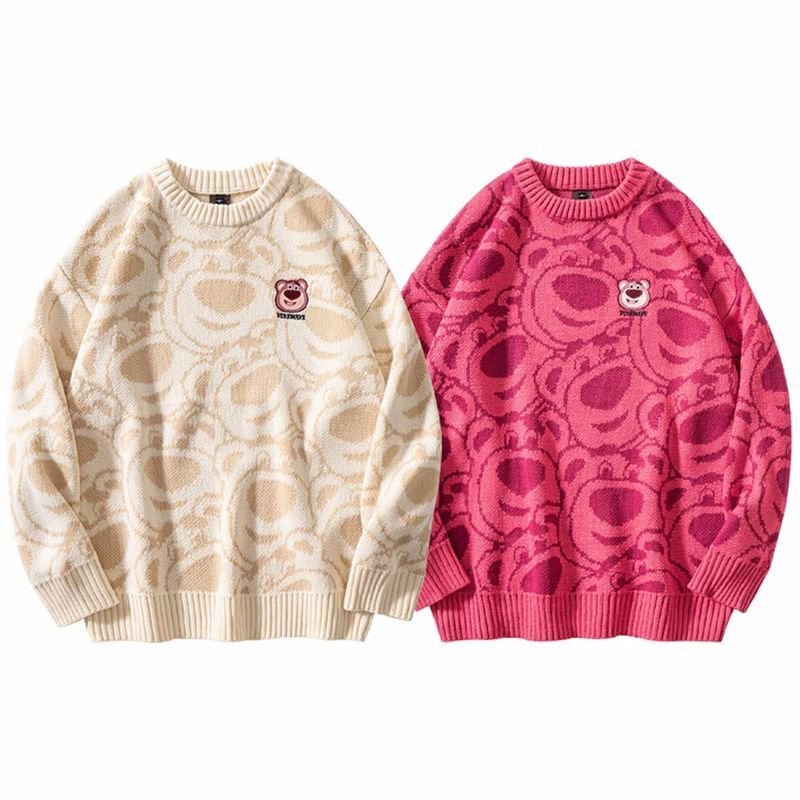 画像5: unisex lotso braid sweater pullover round neck long-sleeved 　ユニセックス男女兼用 ロッツォ編み込み セータープルオーバプルオーバー セーター (5)
