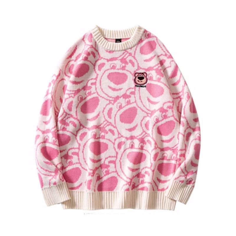 画像3: unisex lotso braid sweater pullover round neck long-sleeved 　ユニセックス男女兼用 ロッツォ編み込み セータープルオーバプルオーバー セーター (3)