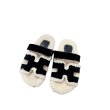 画像3: fashionable soft-soled H slippers plush slippers Sandals 　ファーモコモコHベルトサンダルスリッパ (3)