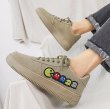 画像5: Pacman denim lace up sneakers  Shoes  ユニセックス 男女兼用パックマンデニムレースアップスニーカー (5)