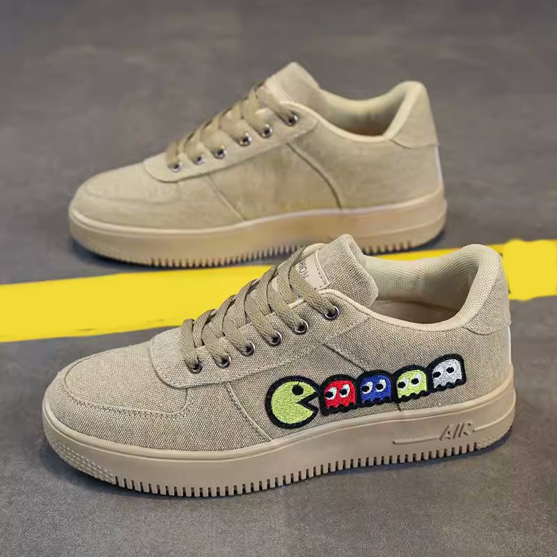 画像7: Pacman denim lace up sneakers  Shoes  ユニセックス 男女兼用パックマンデニムレースアップスニーカー (7)