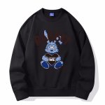 画像1: unisex Monogram Rabbit Sweat Pullover  round neck long-sleeved 　ユニセックス男女兼用 モノグラムラビットスエットプルオーバートレーナー (1)