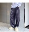 画像2: Unisex Simple Velour Sweat Pant ユニセックス 男女兼用  シンプル デザイン ベロア パンツ (2)