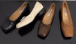 画像6: women's square toe flat shoe pumps　スクエアトゥ フラットシューズパンプスバレーシューズ (6)