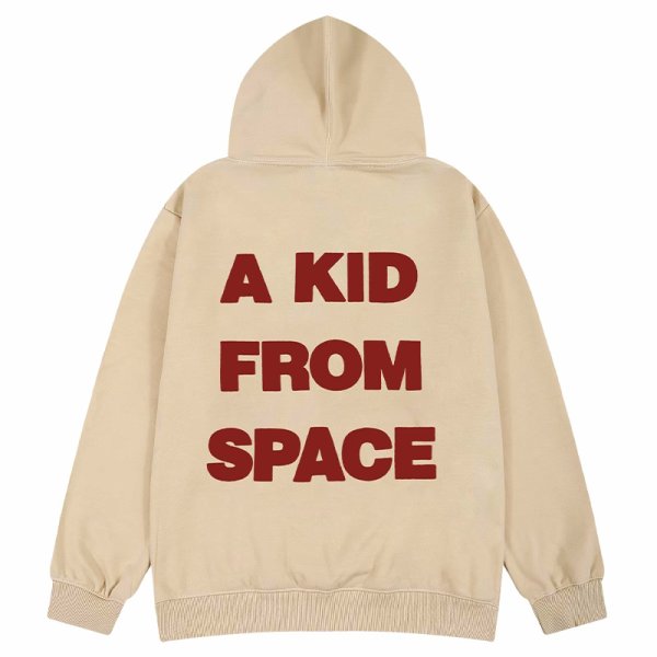 画像1: Unisex a kid from space Logo hoodie Sweat Shirt 男女兼用　　a kid from spaceロゴフーディ　スウェットパーカー　シャツ (1)