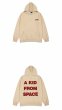 画像2: Unisex a kid from space Logo hoodie Sweat Shirt 男女兼用　　a kid from spaceロゴフーディ　スウェットパーカー　シャツ (2)