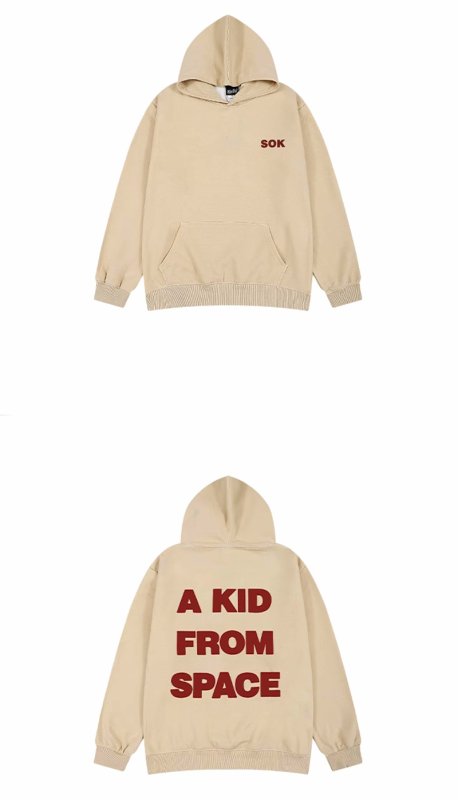 画像2: Unisex a kid from space Logo hoodie Sweat Shirt 男女兼用  a kid from spaceロゴフーディ スウェットパーカー シャツ (2)