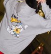 画像7: Unisex smoking bear hoodie Sweat Shirt 男女兼用　　スモーキングベア熊フーディ　スウェットパーカー　シャツ (7)