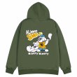 画像3: Unisex smoking bear hoodie Sweat Shirt 男女兼用　　スモーキングベア熊フーディ　スウェットパーカー　シャツ (3)