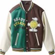 画像1: Polish embroidery baseball jacket stadium jacket baseball uniform jacket blouson  ユニセックス 男女兼用ポーランド刺繍スタジアムジャンパー スタジャン MA-1 ボンバー ジャケット ブルゾン (1)