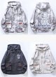 画像5: astronaut print windbreaker mountain parka jacket blouson  ユニセックス 男女兼用宇宙飛行士プリント ウインドブレーカー マウンティンパーカージャケットスタジアムジャンパー スタジャン ボンバー ジャケット ブルゾン (5)