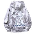 画像4: astronaut print windbreaker mountain parka jacket blouson  ユニセックス 男女兼用宇宙飛行士プリント ウインドブレーカー マウンティンパーカージャケットスタジアムジャンパー スタジャン ボンバー ジャケット ブルゾン (4)