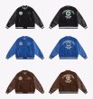 画像2: MADEEXTREME logo embroidery baseball jacket stadium jacket baseball uniform jacket blouson  ユニセックス 男女兼用MADEEXTREME ロゴ刺繍スタジアムジャンパー スタジャン MA-1 ボンバー ジャケット ブルゾン (2)