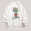 画像2: Unisex surprised frog print Sweat Shirt 男女兼用びっくりカエルプリントロゴスウェットシャツトレーナー (2)