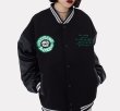 画像4: MADEEXTREME logo embroidery baseball jacket stadium jacket baseball uniform jacket blouson  ユニセックス 男女兼用MADEEXTREME ロゴ刺繍スタジアムジャンパー スタジャン MA-1 ボンバー ジャケット ブルゾン (4)