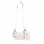 画像12: SALE セール crossbody shoulder under arm motorcycle dumpling bag Handbag 　クロスボディショルダーアンダーアームモーターサイクルダンプリングバッグ (12)