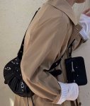 画像9: SALE セール crossbody shoulder under arm motorcycle dumpling bag Handbag 　クロスボディショルダーアンダーアームモーターサイクルダンプリングバッグ (9)