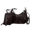 画像16: crossbody shoulder under arm motorcycle dumpling bag Handbag 　クロスボディショルダーアンダーアームモーターサイクルダンプリングバッグ (16)