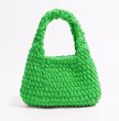 画像14: Plush Cotton Knitted Handbag tote Wrist bag　ユニセックス男女兼用ニットハンドメイドトートリストバッグ (14)