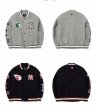 画像5: MLB NY windproof embroidery baseball jacket stadium jacket baseball uniform jacket blouson  ユニセックス 男女兼用MLB NYニューヨークヤンキース刺繍スタジアムジャンパー スタジャン MA-1 ボンバー ジャケット ブルゾン (5)