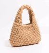 画像5: Plush Cotton Knitted Handbag tote Wrist bag　ユニセックス男女兼用ニットハンドメイドトートリストバッグ (5)