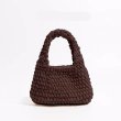 画像8: Plush Cotton Knitted Handbag tote Wrist bag　ユニセックス男女兼用ニットハンドメイドトートリストバッグ (8)