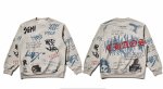 画像4: Unisex graffiti pattern round neck sweats Shirt  男女兼用グラフィック落書きスウェットシャツトレーナー (4)