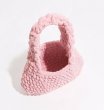 画像17: Plush Cotton Knitted Handbag tote Wrist bag　ユニセックス男女兼用ニットハンドメイドトートリストバッグ (17)