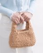 画像10: Plush Cotton Knitted Handbag tote Wrist bag　ユニセックス男女兼用ニットハンドメイドトートリストバッグ (10)
