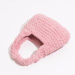 画像12: Plush Cotton Knitted Handbag tote Wrist bag　ユニセックス男女兼用ニットハンドメイドトートリストバッグ (12)
