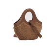 画像6: Lamb Wool Vegetable Basket Bag Plush Crossbody Bag　ユニセックス男女兼用ラムウールミニバスケットトートショルダークロスボディーバッグ (6)