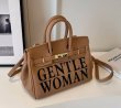 画像4: versatile crossbody bags portable  Birkin tote shoulder bags　ユニセックス男女兼用キャンバスgentlewomanロゴトートショルダークロスボディーバッグ (4)