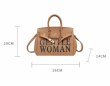 画像13: versatile crossbody bags portable  Birkin tote shoulder bags　ユニセックス男女兼用キャンバスgentlewomanロゴトートショルダークロスボディーバッグ (13)