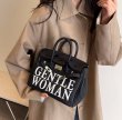 画像7: versatile crossbody bags portable  Birkin tote shoulder bags　ユニセックス男女兼用キャンバスgentlewomanロゴトートショルダークロスボディーバッグ (7)