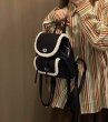 画像5: Women Fur plush small backpack   ファーデザイン バックパック ショルダー トート バッグ (5)