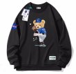 画像2:  Unisex baseball bear x NASA Pullover trainer sweater  ユニセックス男女兼用ベースボールベア熊×ナサNASAスウェットプルオーバートレーナー (2)