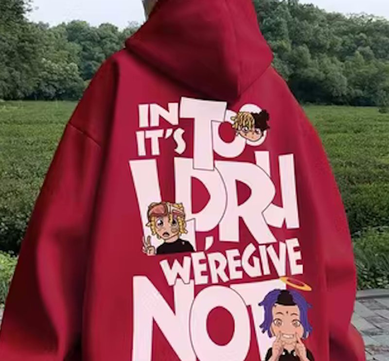 画像8: Unisex Hip hop boy & girl & alphabet logo print hoodie Sweat Shirt 　男女兼用ヒップホップボーイ＆ガール＆アルファベットロゴプリントフーディ　スウェットパーカー　シャツ (8)