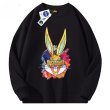 画像1: Unisex rainbow sunglasses bugs bunny print Sweat Shirt 　男女兼用レインボーサングラスバッグスバニープリントスウェットシャツ (1)