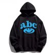 画像2: ABC×Smile hooded hoody sweater　ユニセックス男女兼用 abc×スマイルフーディセーターパーカー  (2)