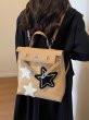 画像6: star texture large capacity tote Shoulder  backpack  Hand Bag スター星エンブレムトート ショルダーバックパックバッグハンドバッグ  (6)