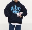 画像4: ABC×Smile hooded hoody sweater　ユニセックス男女兼用 abc×スマイルフーディセーターパーカー  (4)
